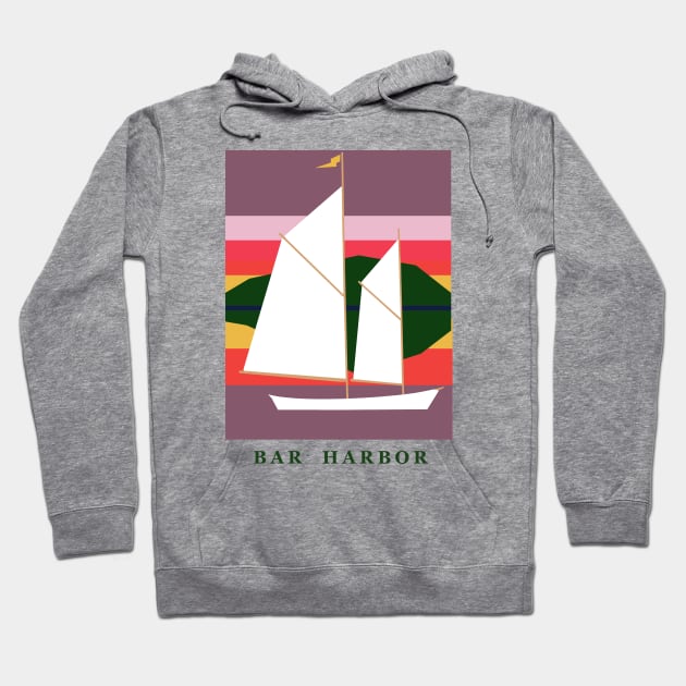 Bar Harbor Hoodie by Art by Ed Nolde